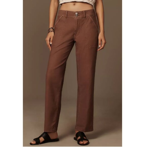 Brand New Pilcro Military Boyfriend Trouser Pants - Picture 4 of 11